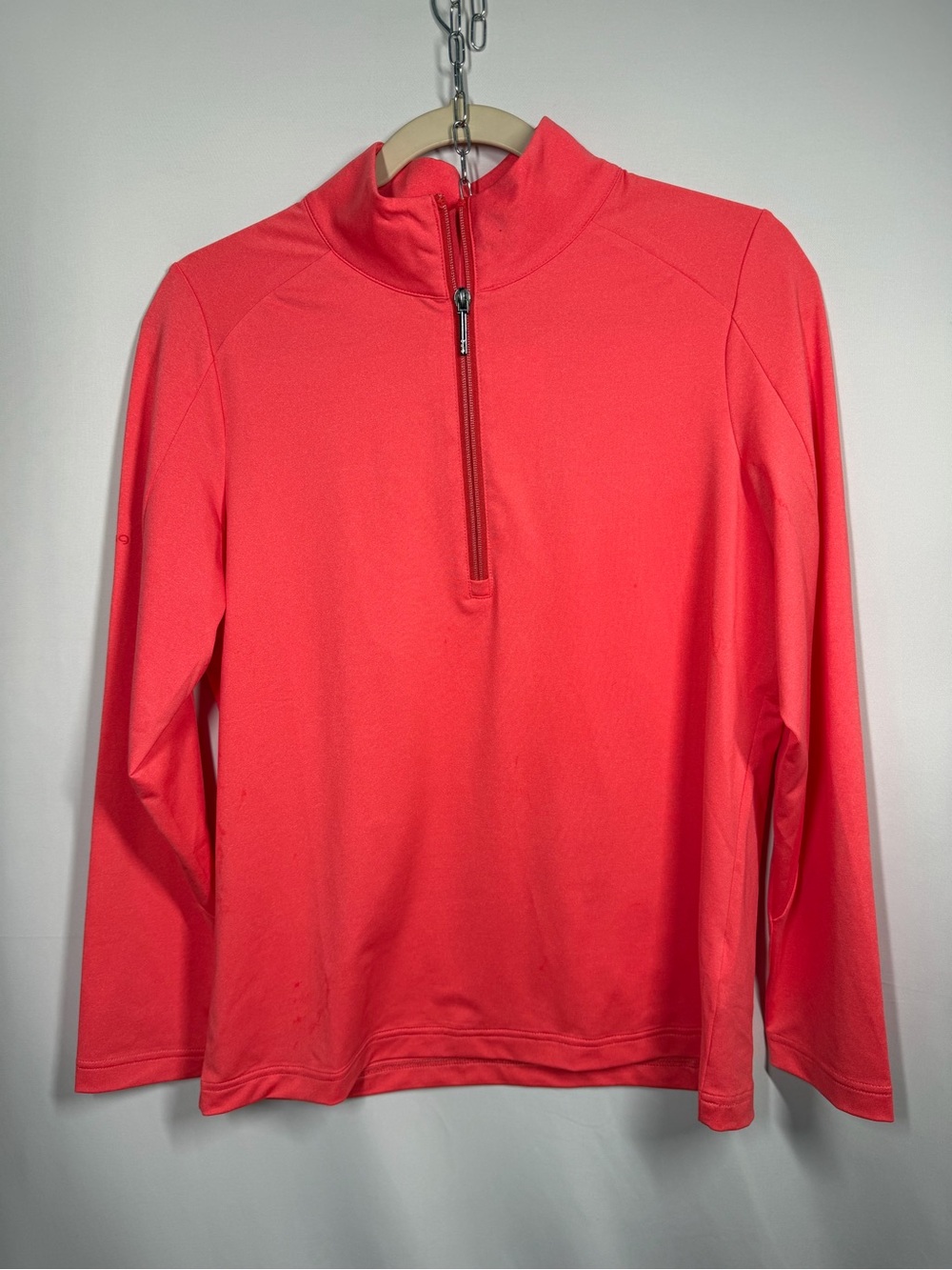 Ping Women’s Cherry Red Mari Quarter-Zip Performance Pullover